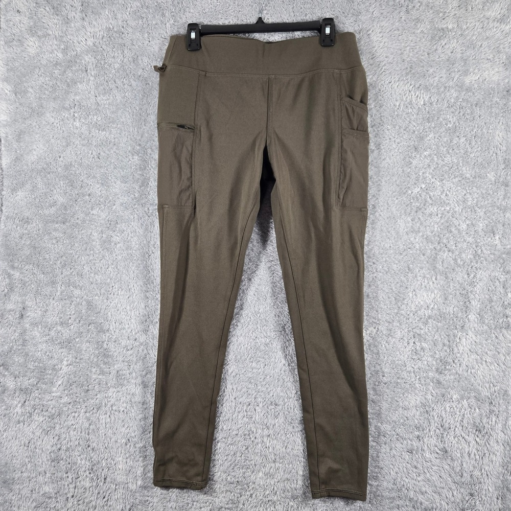 Carhartt Force Utility Leggings Womens Medium Olive Green Cargo Work Pants